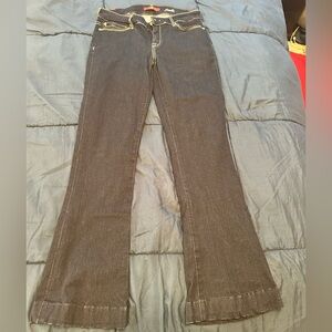 7 For All Mankind Dark Blue Jiselle Flare Jeans size 26